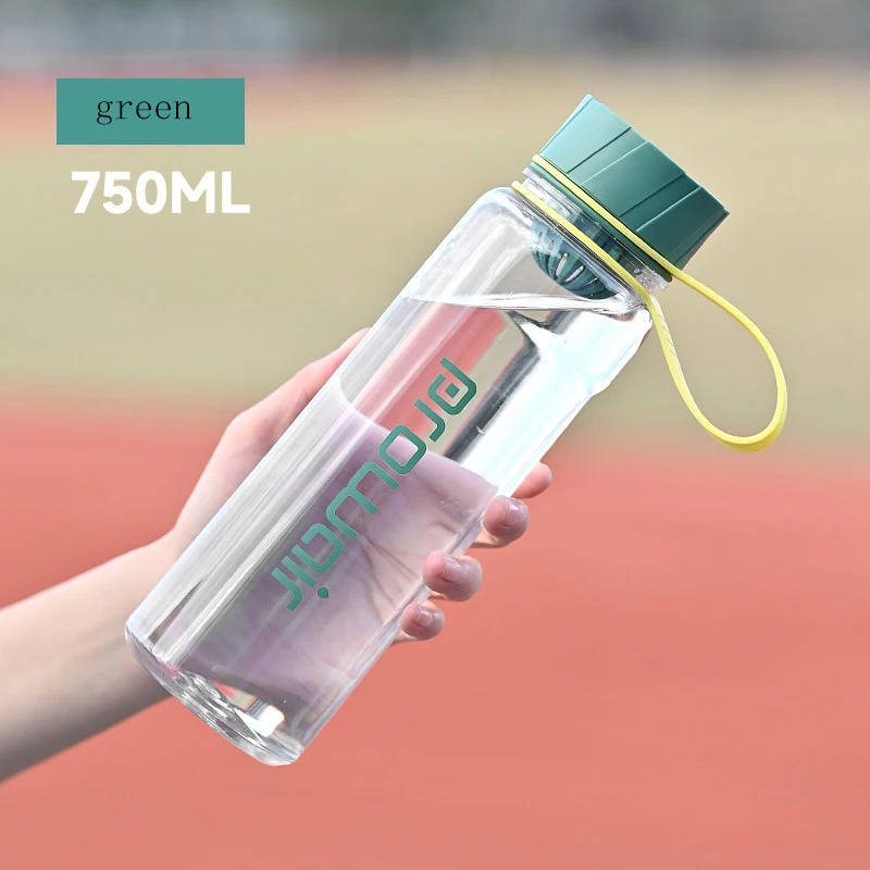 New products 2024 leakproof round shaped outdoor portable plastic water bottle 750ml for kids milk juice cup with custom logo