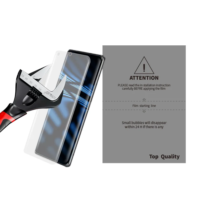 Прямая поставка, самовосстанавливающаяся защита экрана, полное покрытие, HD Гидрогелевая пленка, ТПУ, Защита экрана для мобильного телефона