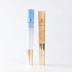 Custom luxury vibration eye cream tube packaging with different metal ceramics applicator