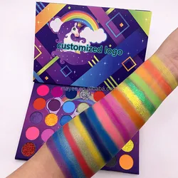 beauty creations high pigment cosmetics colorful eyeshadow palette