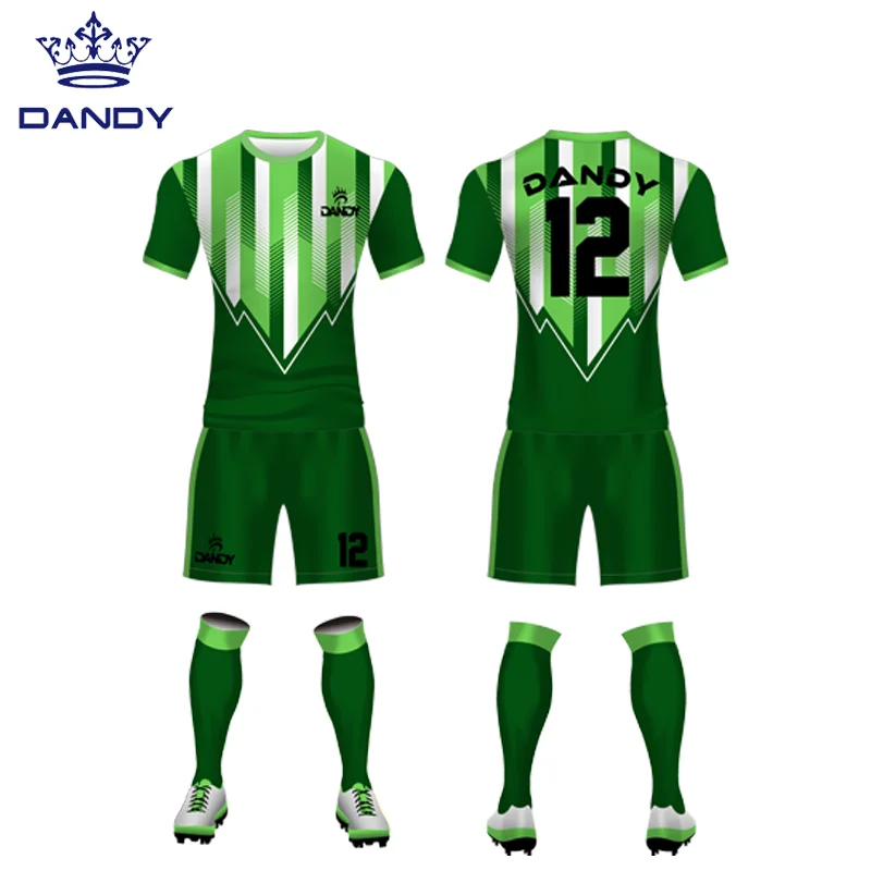 Custom Football Soccer Jerseys Set Quick Dry Football Team Shirts Soccer Uniforms Soccer Wear For Clubs