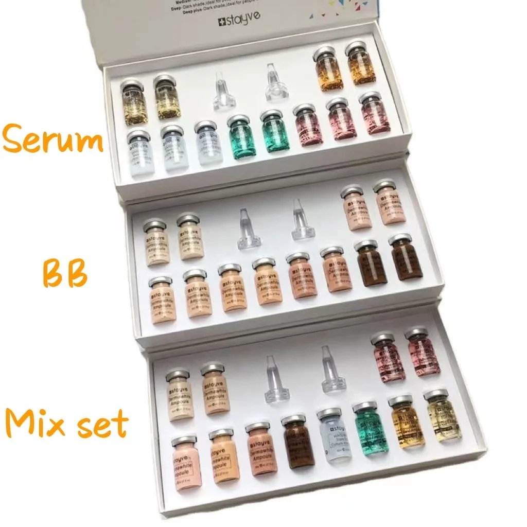 Korea Genuine Semi Permanent Microneedling Stayve BB Repair Cream Serum Makeup Kit Stayve