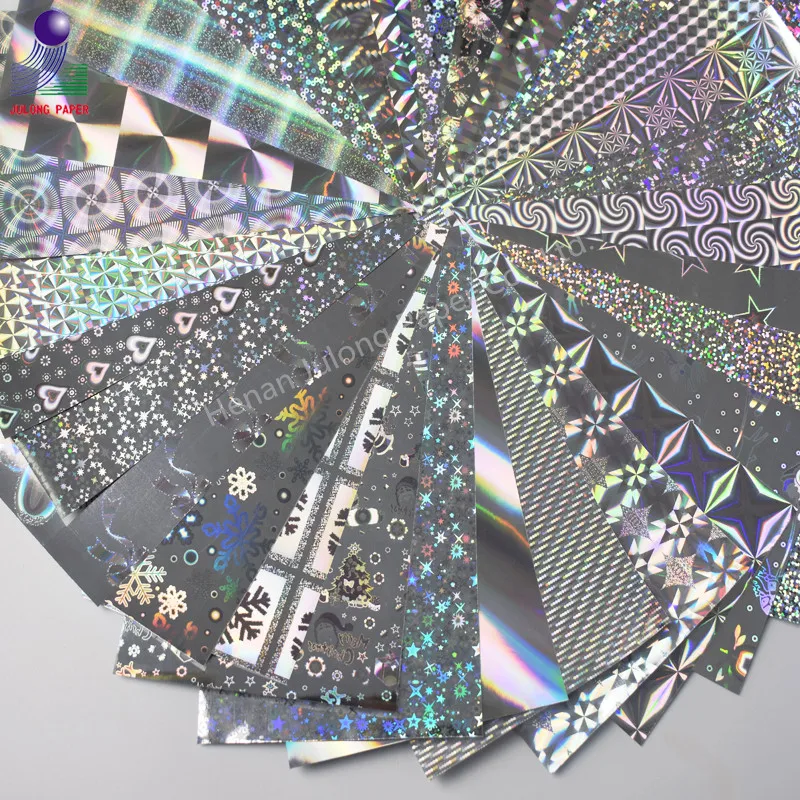 250GSM 320GSM metallic holographic wrapping paper