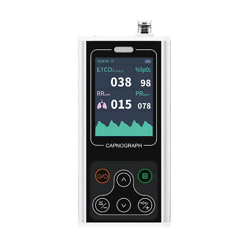 Eterinary Use CA10SVET Sidestream Capnograph VET EtCO2 Monitor RESP SpO2 PR CO2 Dog Cats Animals Pet Health Monitoring Devices