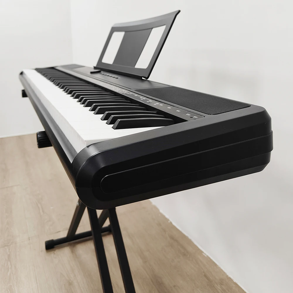 88-Key Strength Standard Keyboard 128 Rhythms Digital Piano MIDI Transposition Bluetooth Play/Stop LP-135 Music Learning