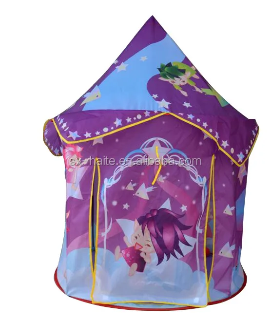 Child Play Princess Pink/Bule Castle Tent For Girls/Boys Indoor Outdoor Playhouse