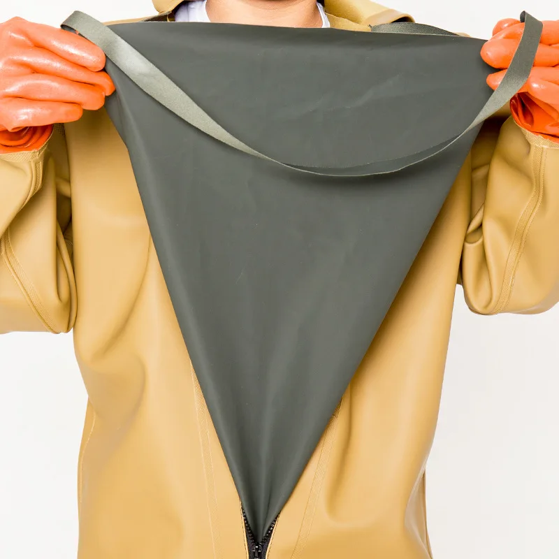 breathable thickened full body wader with gloves fishing equipment for workers