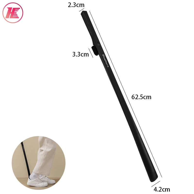 Colorful Round Head Long Shoehorn,Men Women Shoe Lifter Help Wear Shoes/boots Plastic Shoe Horn