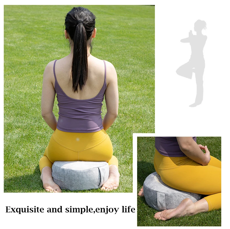 Wholesale Custom High Quality Portable Comfortable Outdoor Living Room Memory Foam Meditation Mat Floor Pillow