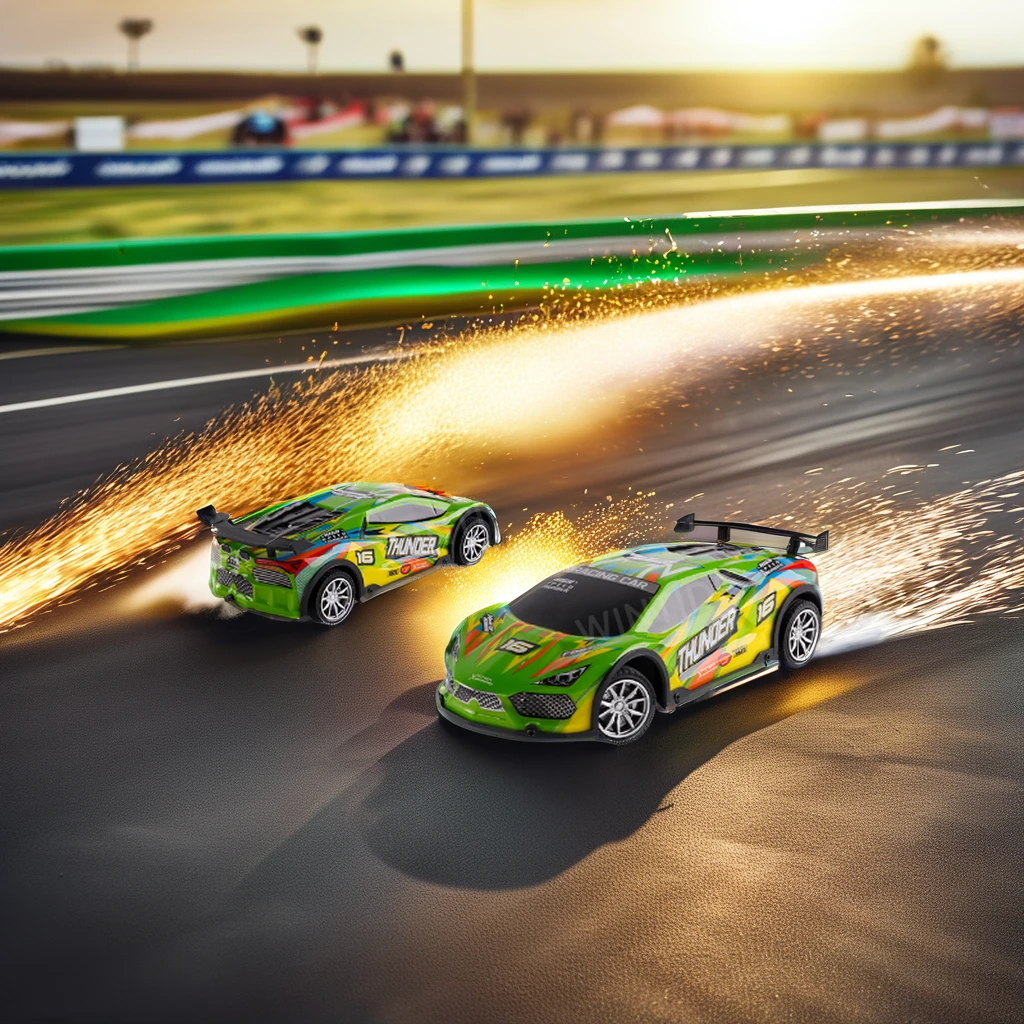 Wholesale New Design High Speed 4WD RC Drift Truck PVC Shell Colorful Remote Control Racing Electric Car for Adults Children