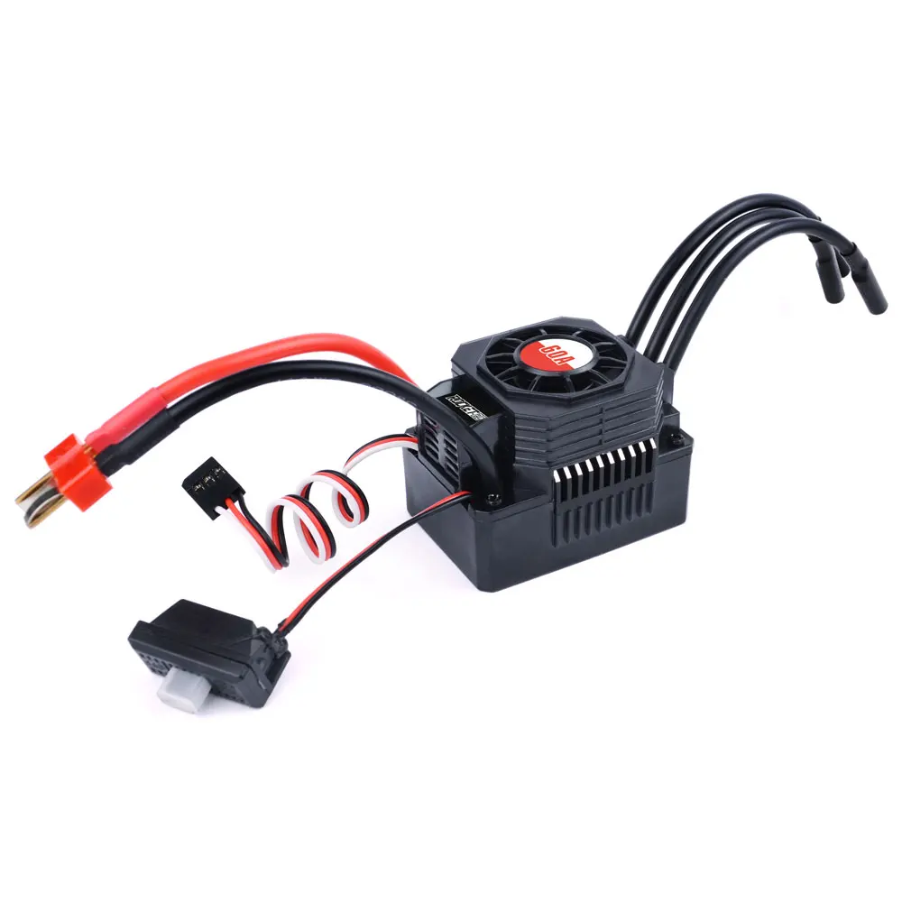 Черный бесщеточный двигатель Surpass Hobby Rocket-RC KK 3665 с 60A ESC Combo для 1/10 машинок на радиоуправлении Wltoys багги грузовик радиоуправляемая игрушка
