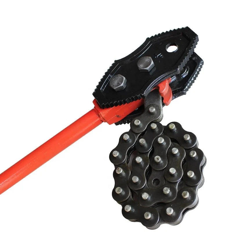 Высококачественный удобный инструмент из сплава стальной цепной трубный ключ