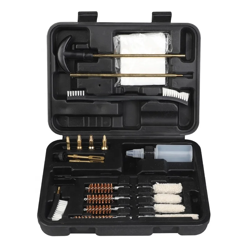 Gun Cleaning Kits For 21 In 1 For .22 .357/.38/9mm .40 .45 Caliber