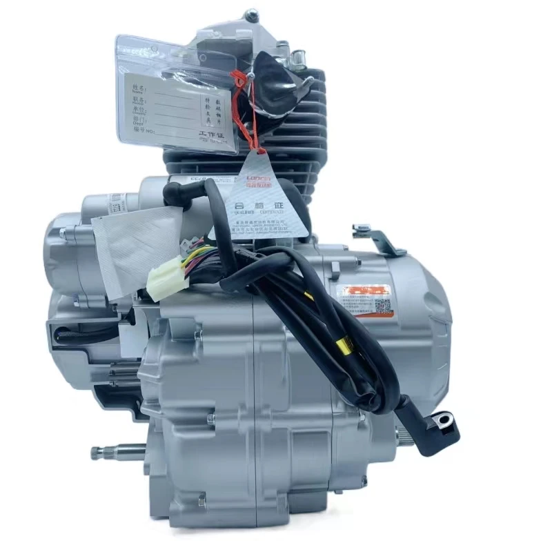 OEM Motorcycle Loncin 200cc Engine Assembly Air-Cooled 4-Stroke CG200cc engine Spare Parts For Three-Wheeled Tricycle Suppliers