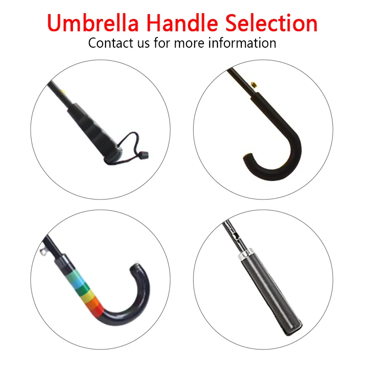 Wholesale Windproof Straight 16K Umbrella Long-handle Rainbow Umbrella Car Luxury Large Parasol Umbrella