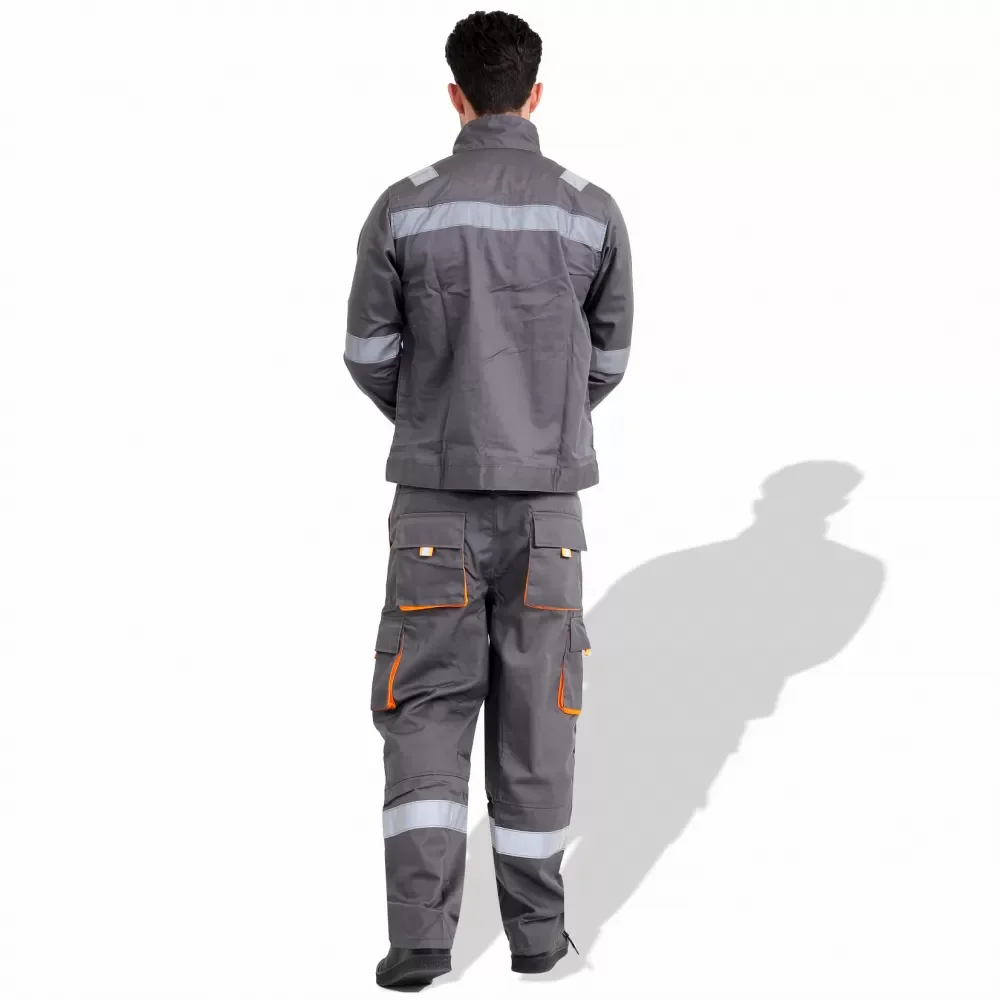 Custom 100% High Quality Cotton Pants & Shirts Heavy Duty Work Wear 2 PCS Mens Work Coverall