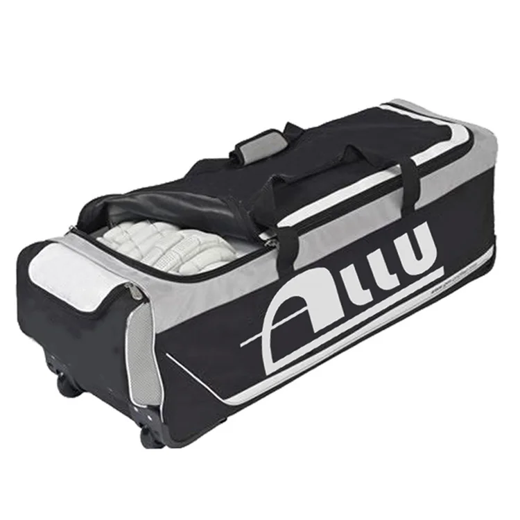 
New style Cricket Gear Bat Duffle Kit Bag With Trolley Wheels 