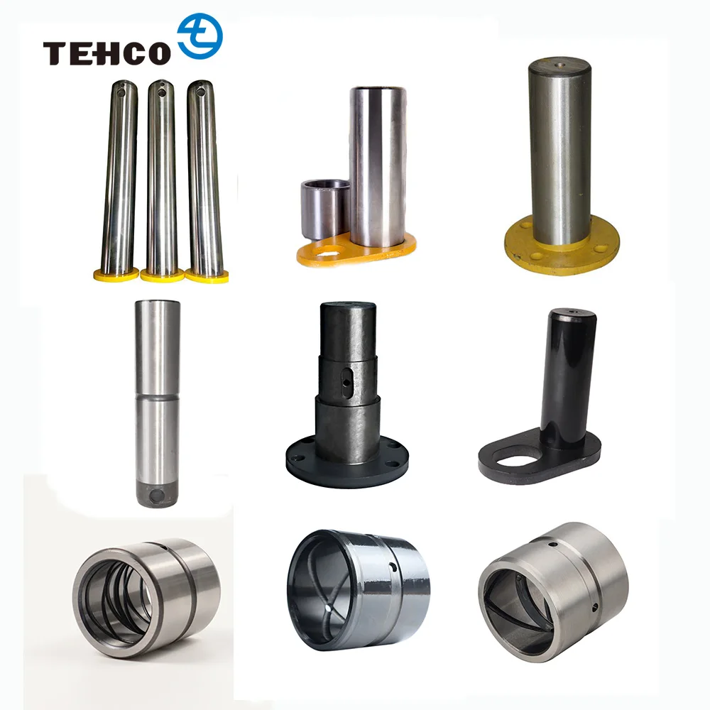 Excavator Boom Bucket Pins And Bushings High Quality Excavator Loader Spare Parts Harden Bucket Steel Pins Bushings