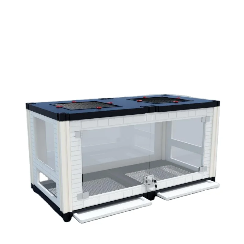 Home Climbing Pet Golden Silk Bear Hedgehog Villa Foldable Transparent Breeding Box Cage Hamster Cage Wholesale Price