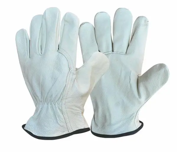 goat sheep leather working driving glove
