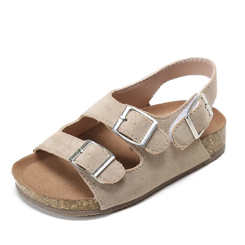 
2020 Newest Kids Summer Open Toe Sandals Wholesale High Quality Kids Beach Girls Cork Sandal 
