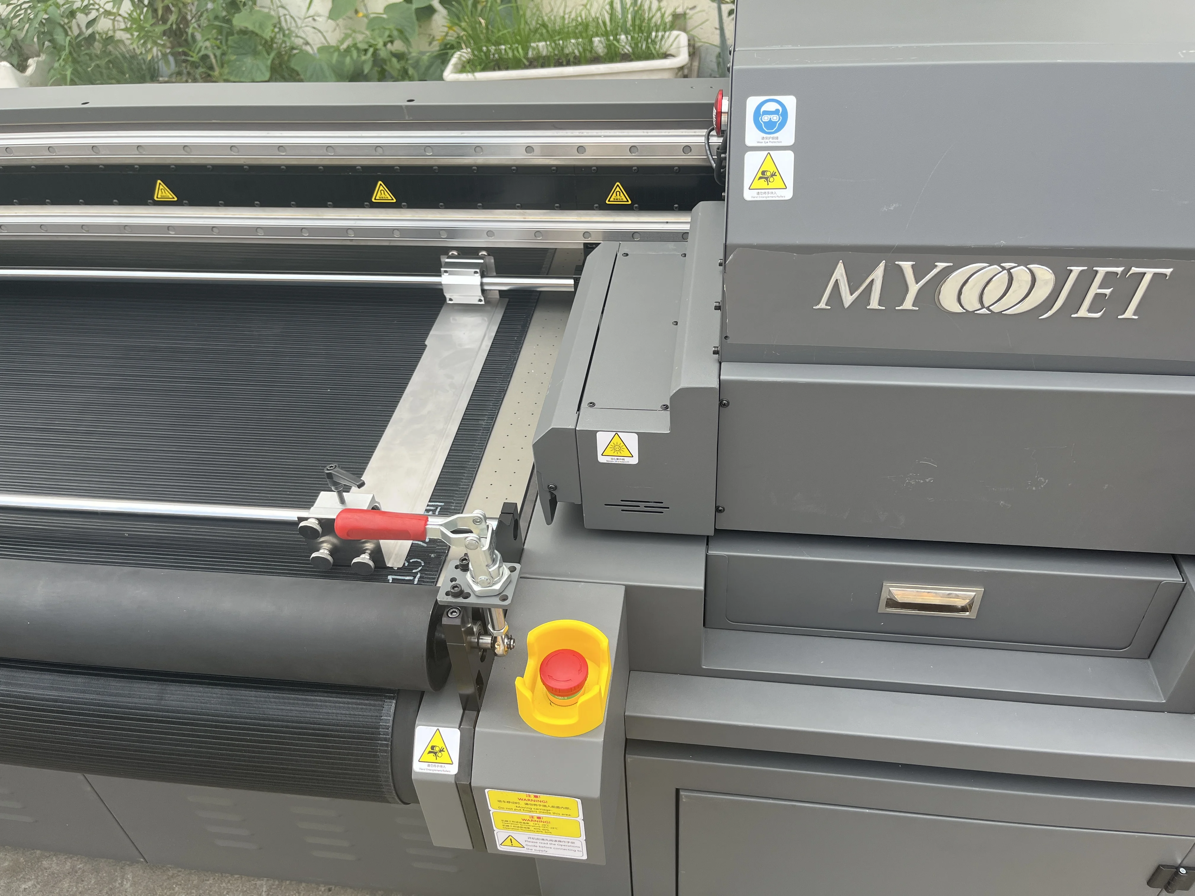 MYJET 6 feet 1.8m 1860 PRO hybrid UV large format printer signage interior decoration wall paper non-woven fabric all sheets