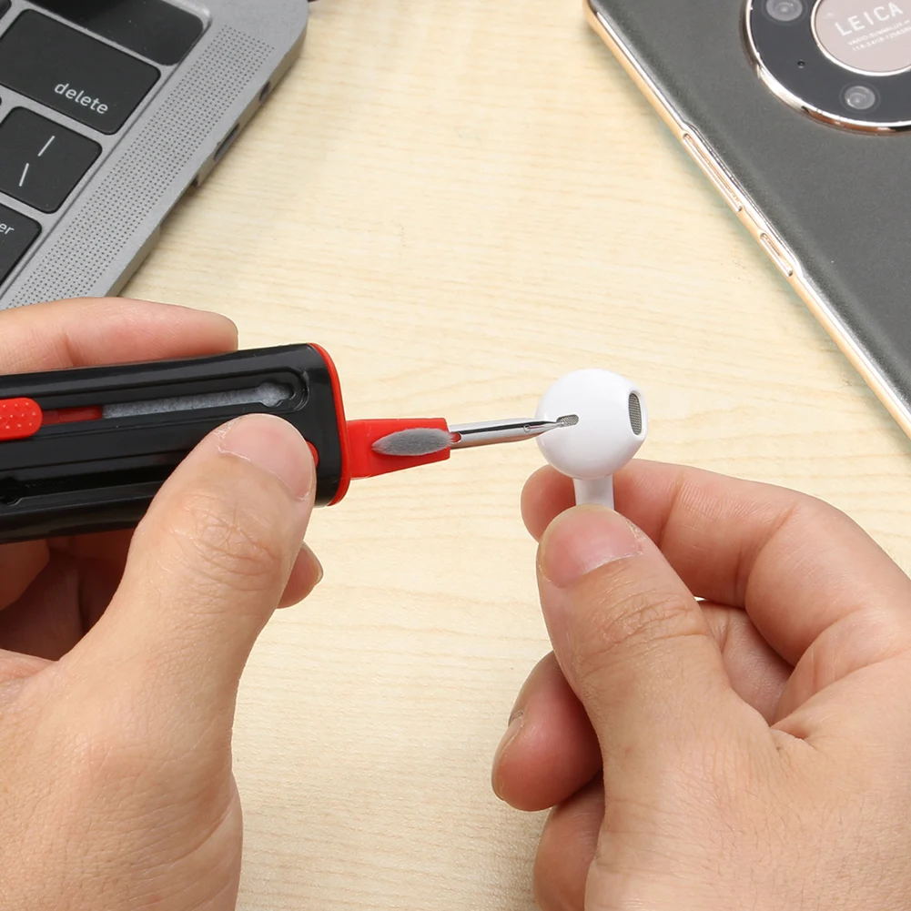 Multifunction Cleaning Kit For AirPods Keyboard Clean Kit With Soft Brush Cleaner Pen Kit For Earbud Case Cleaning Tools
