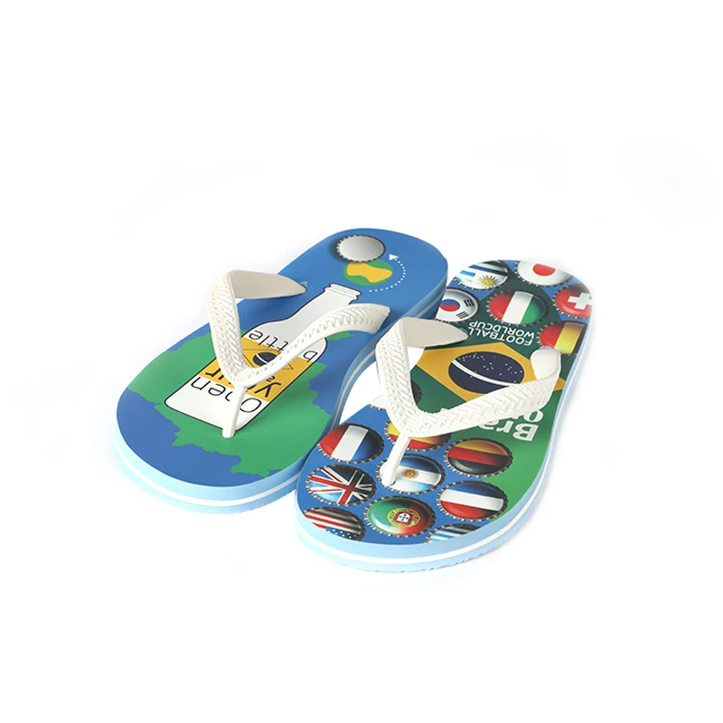 Summer Non-slip Bottle Opener Flip Flops For Men Home Bathroom Slippers Custom Soft Sole EVA Foam Flip Flops Men Beach Sandals