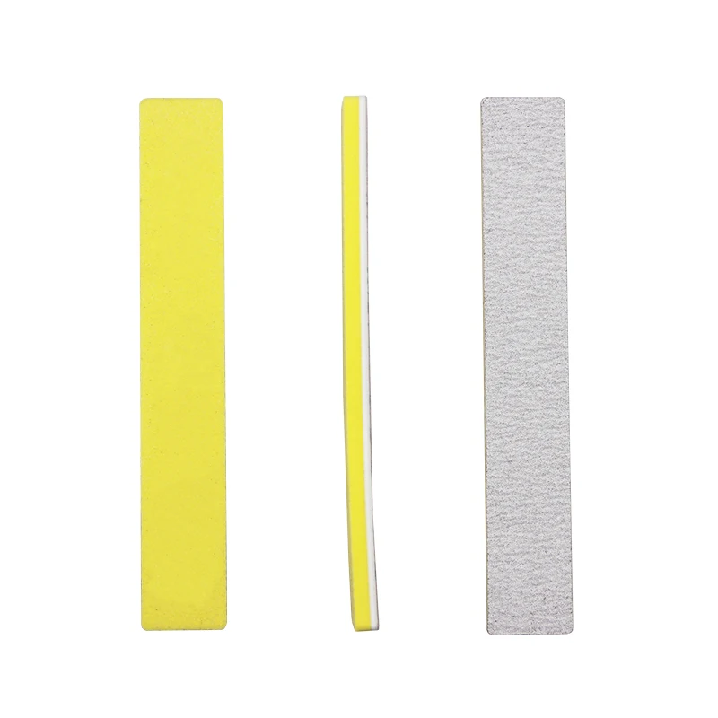 High Quality Professional 100 180 Grit Nail File Manicure Polish File Double Sided Sanding Buffer Nail File