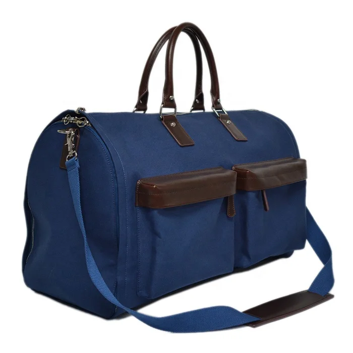 
Пользовательские складные путешествия вещевой мешок мужская холщовая сумка для одежды 