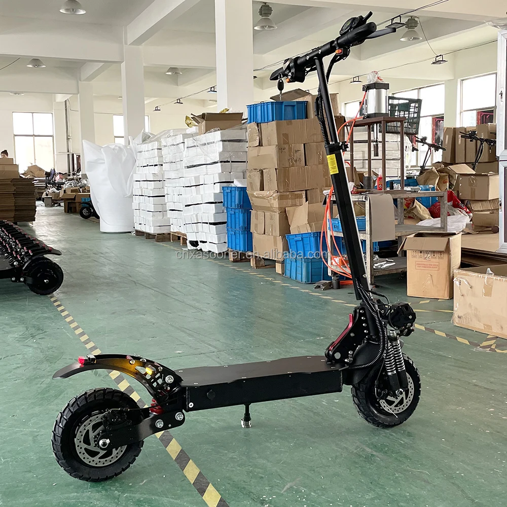 EU UK Fast 1200W*2 Dual Motor Electric Scooter Offroad 10inch
