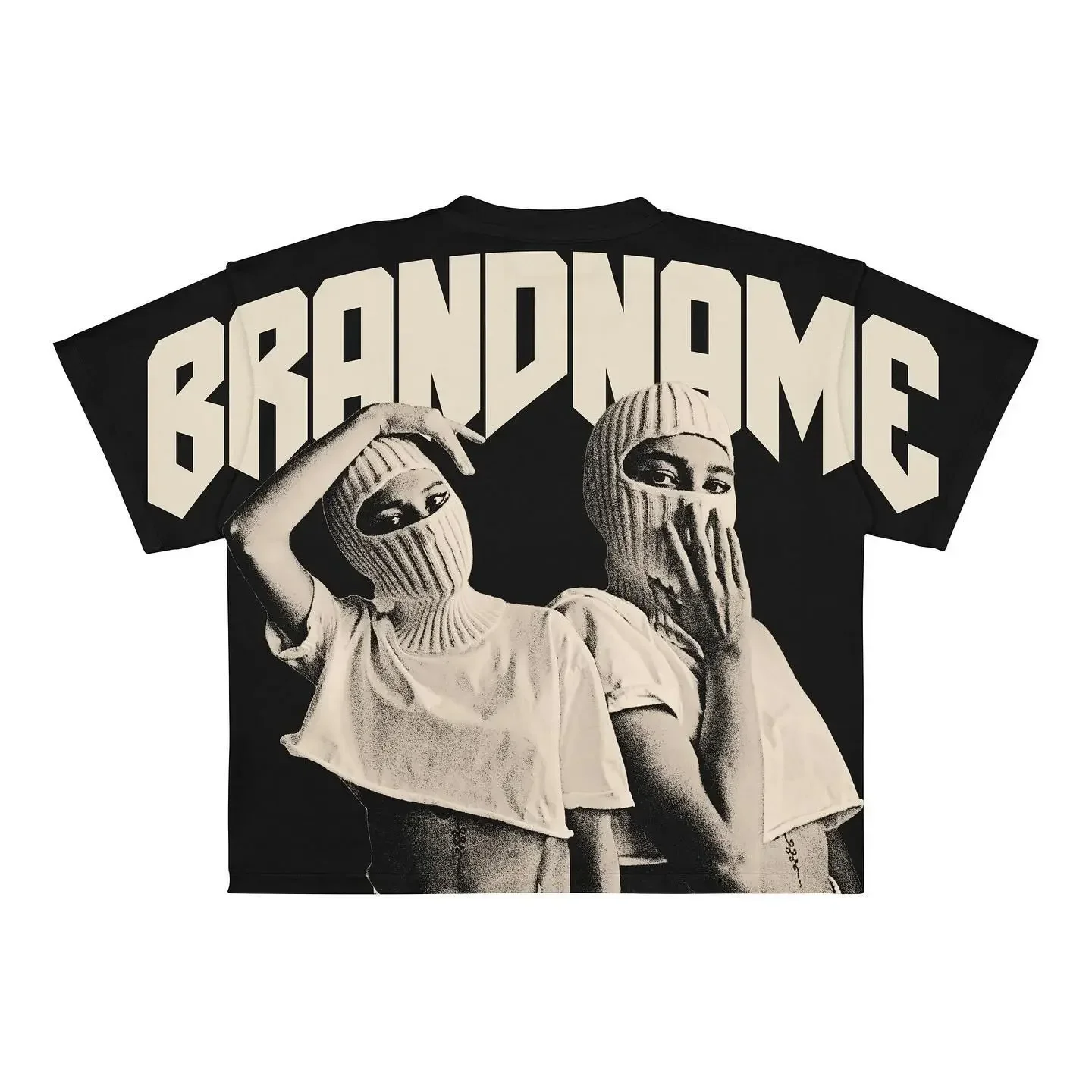 Custom Oem Heavyweight Comfort Colors Vintage Boxy Fit Y2k Screen Print All Over Printed T-shirt Hip Hop