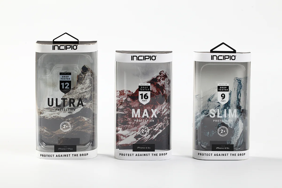 cell phone case paper plastic packaging box for cell phone case