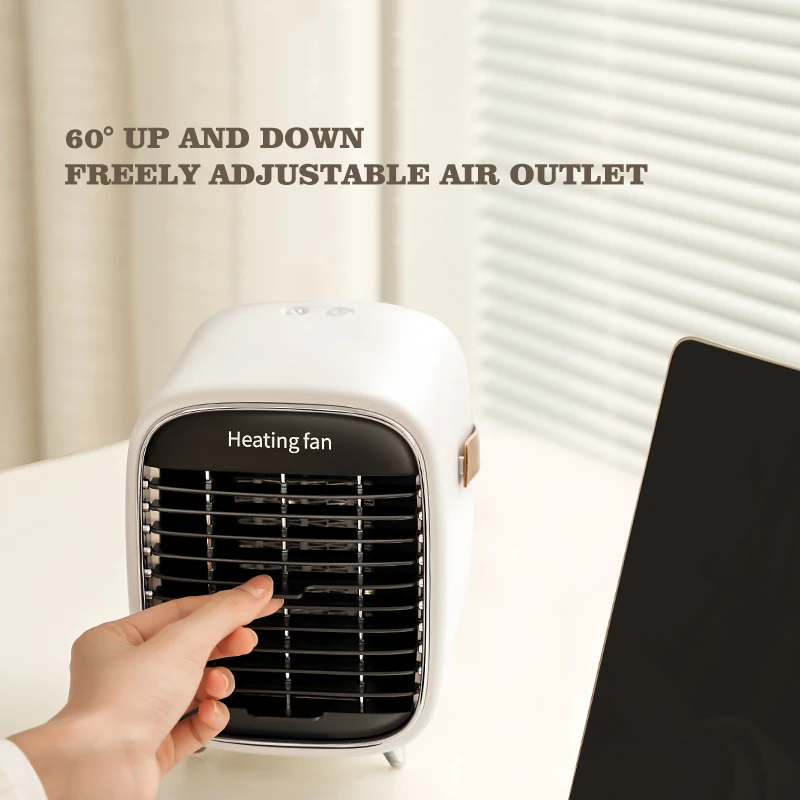 Amazon Hot Selling Winter 900w Ptc Ceramic Mini Portable Electric Heater Fan For Home Room Office