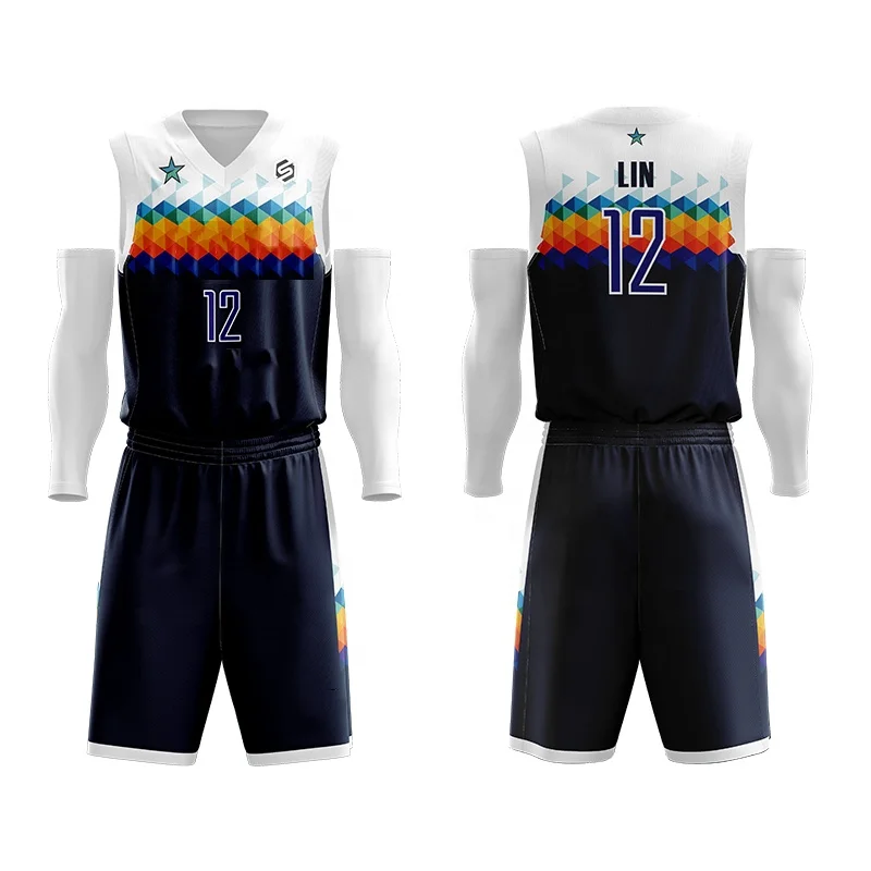 Новая мужская повседневная баскетбольная рубашка шорты для тренажерного зала пустые комплекты Джерси сетчатая баскетбольная мужская форма на заказ