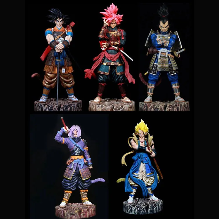 Japanese Dragonballs Samurai GK Goku Broly Vegeta Freeze Gohan PVC Dragon Balls Anime Action Figure