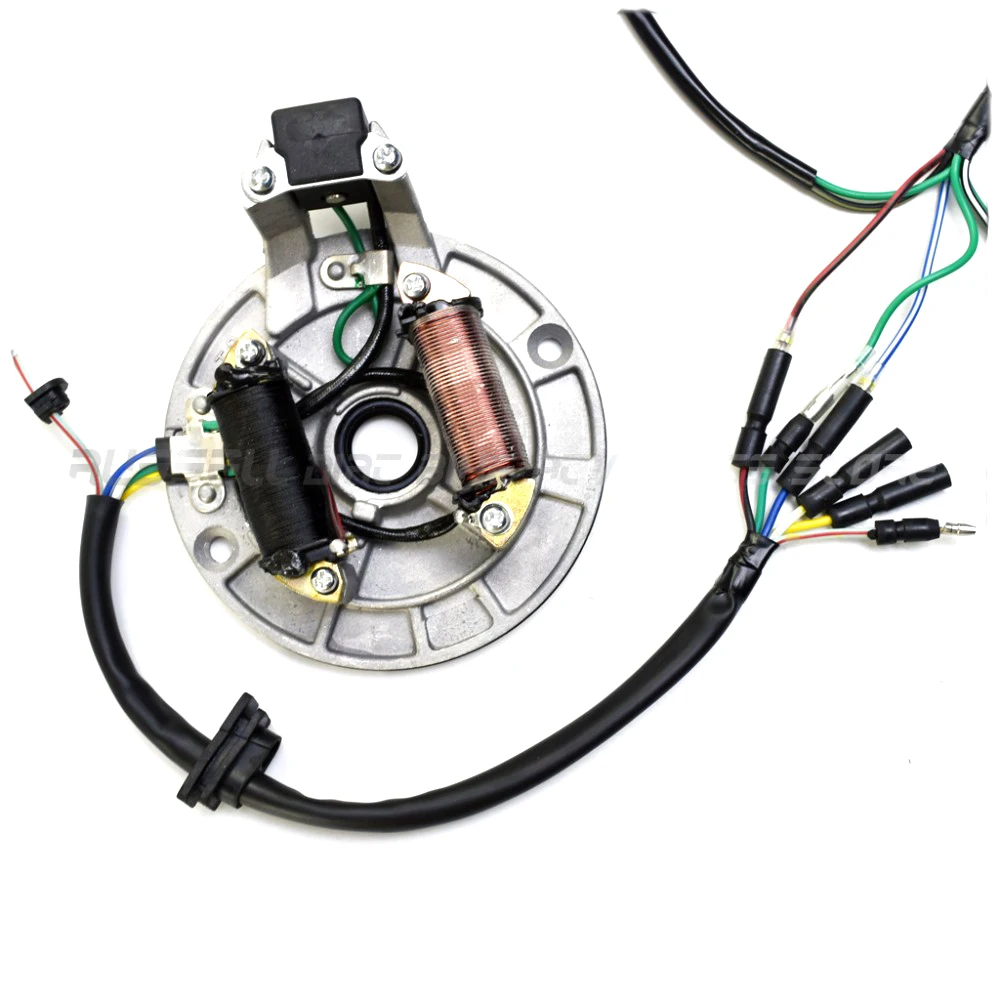 Complete Wiring harness Loom ELECTRICS Wiring 50CC 70CC 110CC 125CC WIRE HARNESS CDI COIL DIRT BIKE ENGINE
