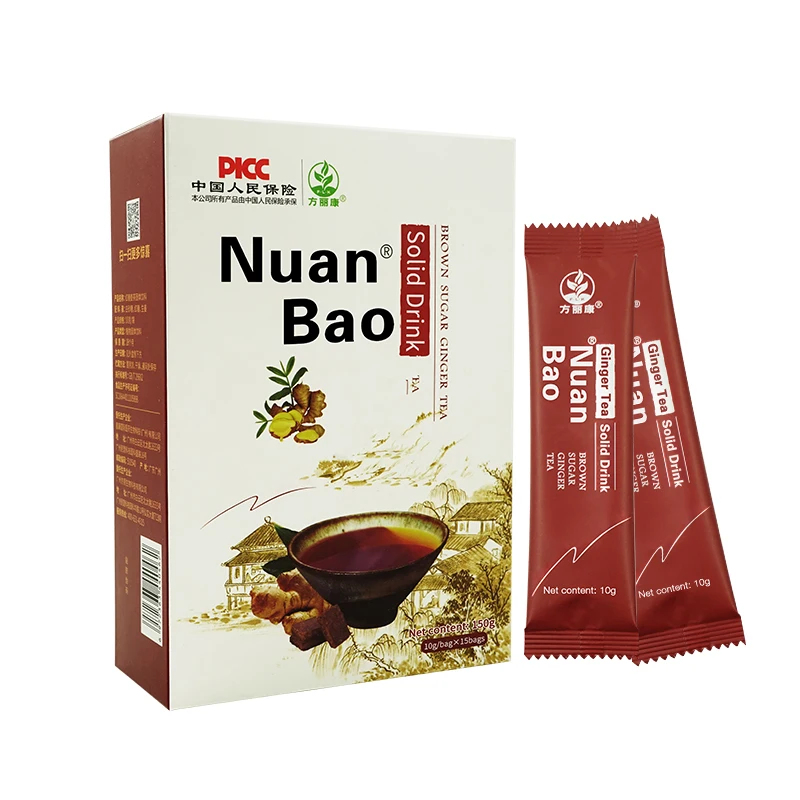 Private label Brown Sugar Ginger Tea powder For Women ovarian health Herbal Womb Detox Fertility Tea To Warm Uterus