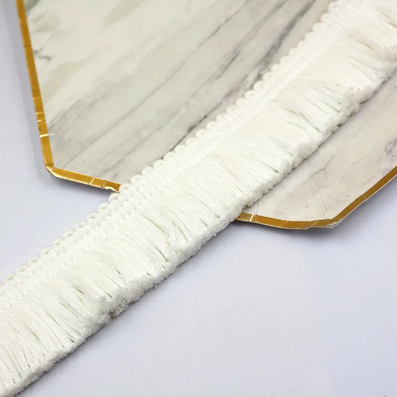 Factory Wholesale  good quality 4Cm Cotton Fringe Trims Home Textile Accessories Tassel Fringe