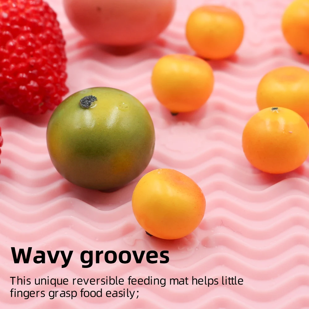 Yongli Finger Food Placemat Sensory feeding Snack Mat Baby High Chair Placemat for Antilop High Chair