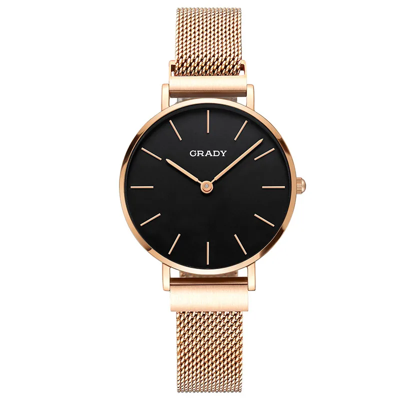 Fashion Simple Ultra Thin Latest Design watch waterproof Japan Quartz Movement sapphire ladies watches women