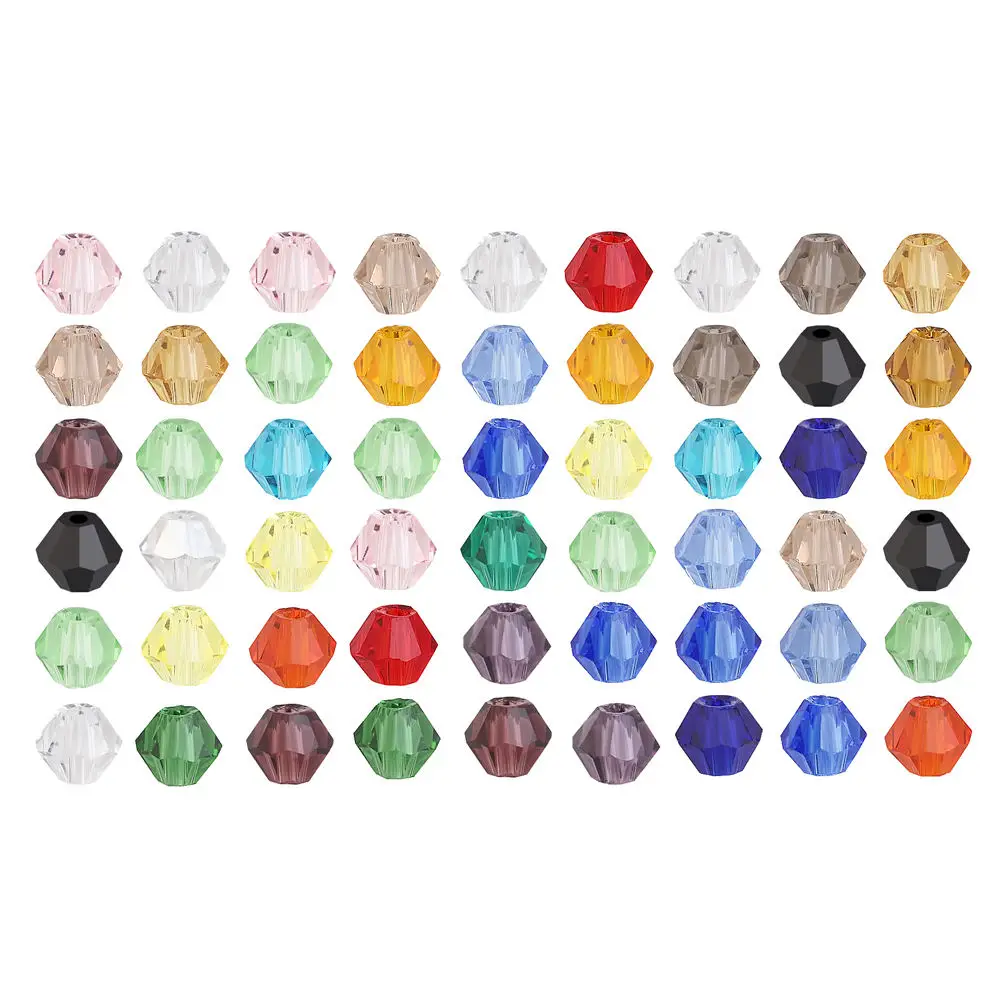Wholesale 7 Grids Crystal Beads Set 700pcs Color 4mm Czech Loose Glass Beads For Jewelry Making