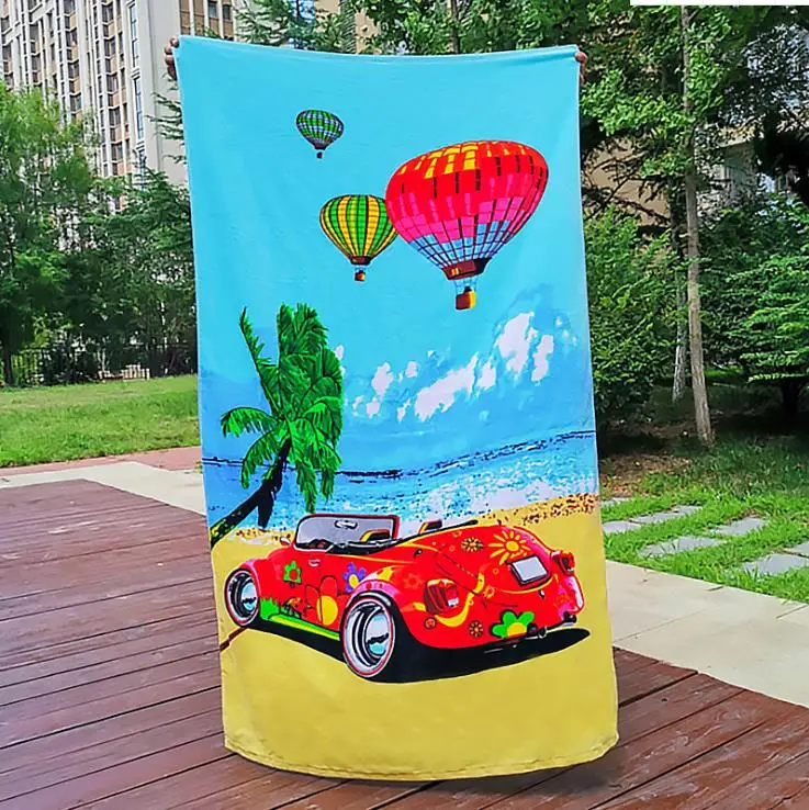 Custom Microfiber Printing Beach Towel for Adults  Oversize Travel Beach Towels Quick Dry Pool Towels Large Sand Free Beach