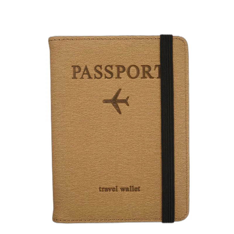 RFID passport cover passport bags family travel wallet with pockets certificate bags case booklet passport holder leather