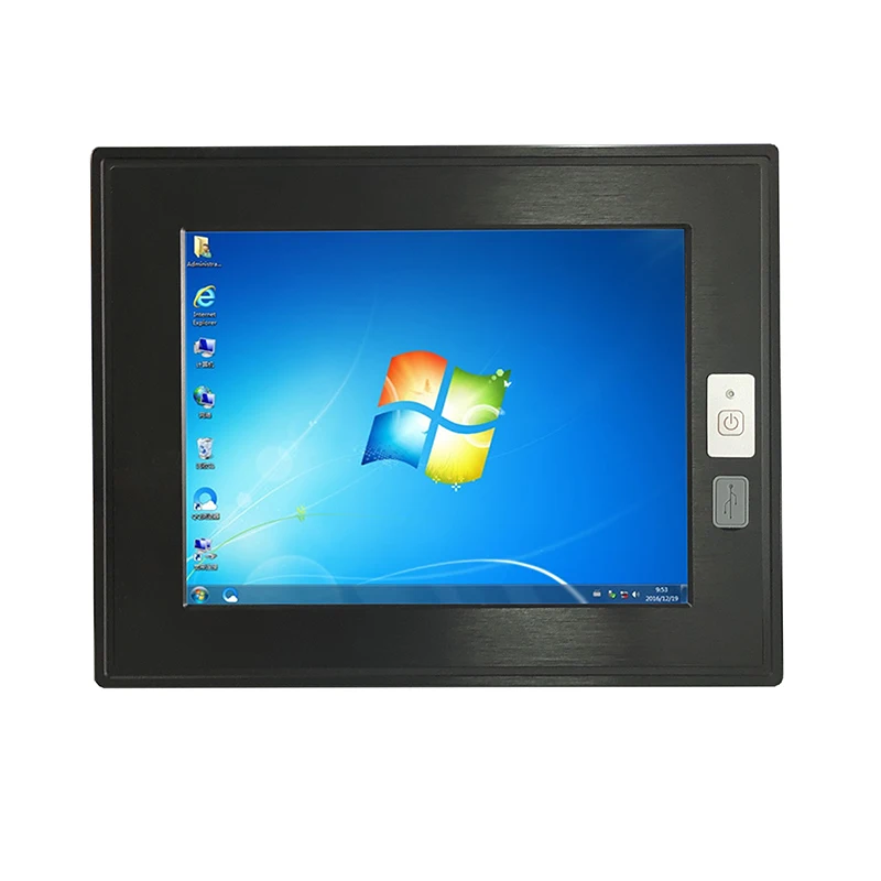 2021 Newest Most Popular 10.4 Inch Wall Mounted Waterproof Open Frame Resistive Touch Panel Pc