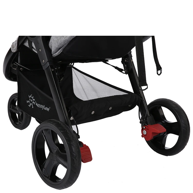 folding handle eva 3 wheel baby carriage /tricycle baby pram 3 in 1