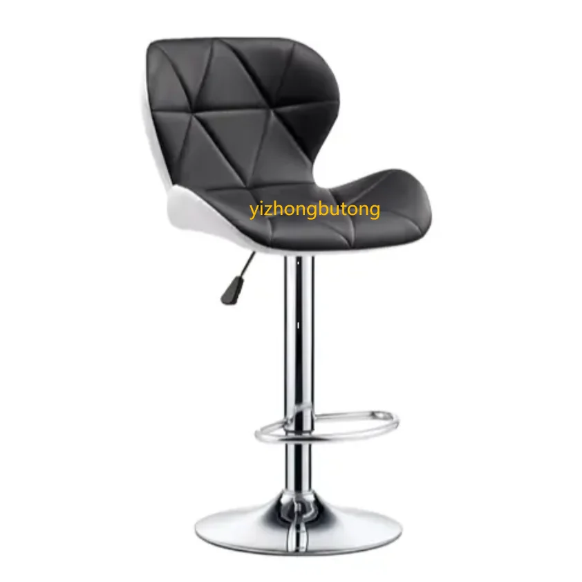 Luxury Lift Rotate Stools Bar Chairs Customized Metal Frame VIP Bar Stool High Chair