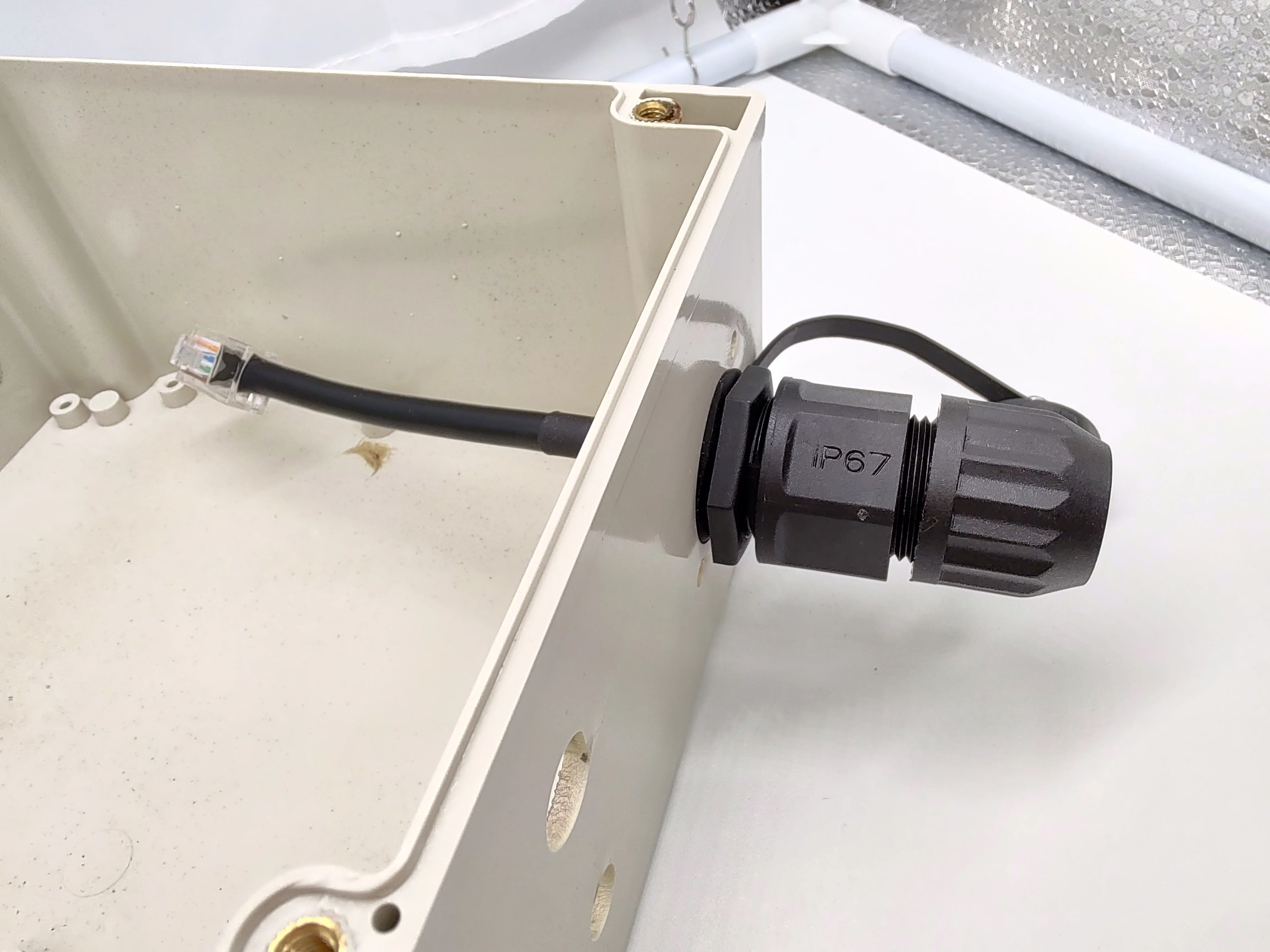 Проводка PCB водонепроницаемая панельная перегородка RJ45 8P8C с креплением на панели соединитель разъем для устройства связи