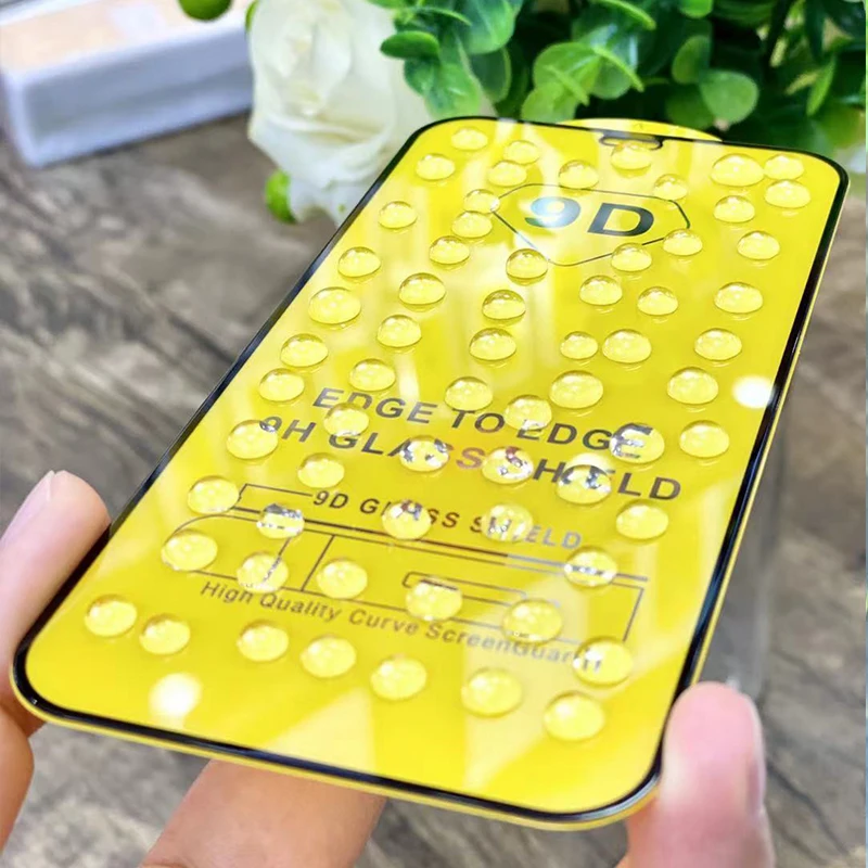 Горячая Распродажа, дешевая защитная пленка из закаленного стекла 9D для iphone 13 12 11 mini pro max