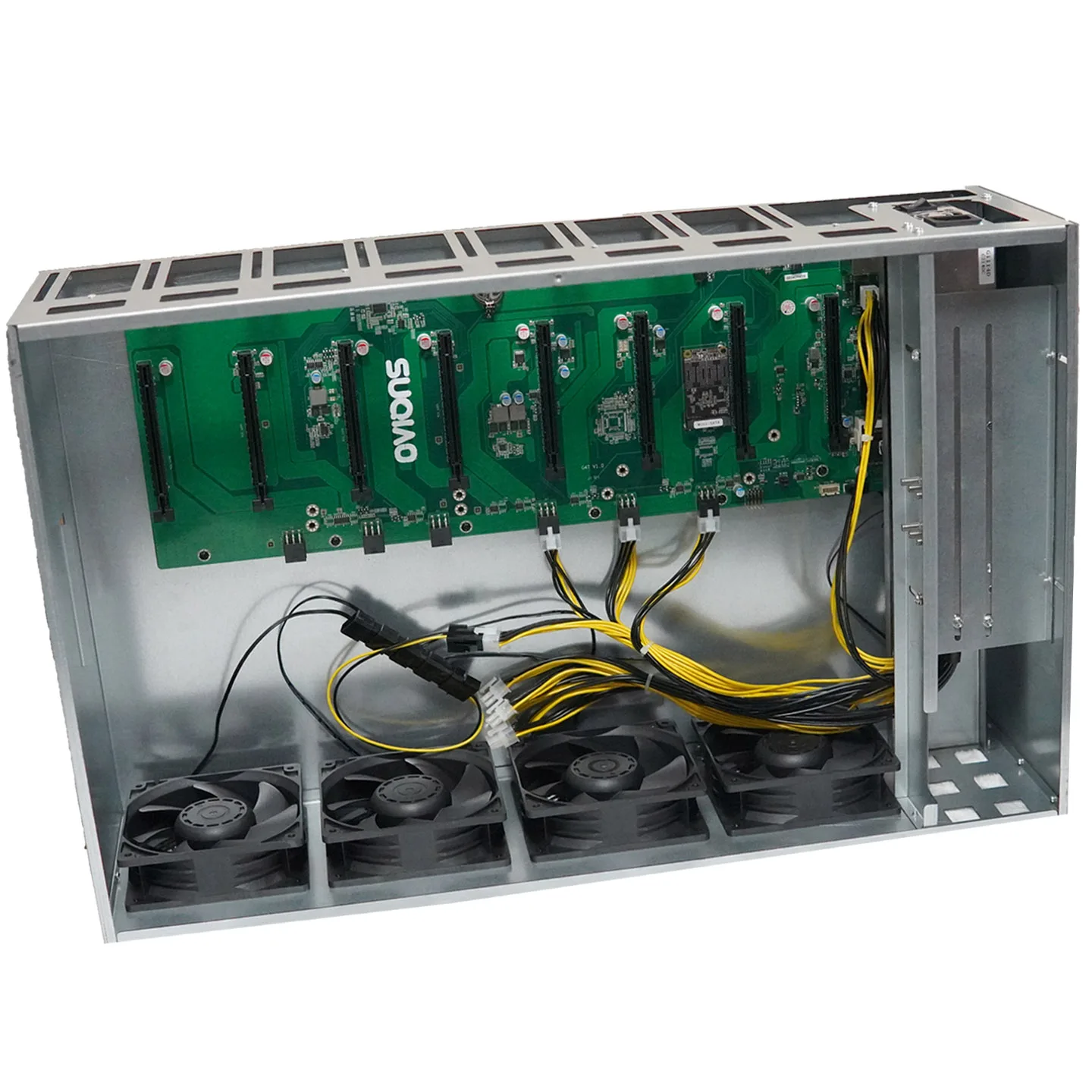С оперативной памятью/PSU/SSD рама Rig чехол 8 GPU графика под открытым небом Gpu Серверная материнская